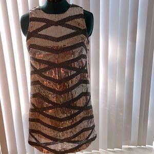 Sequined cocktail dress